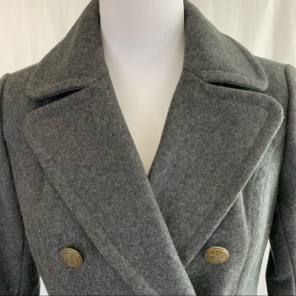 NWOT! Banana Republic Wool Sturdy Gray Jacket - Picture 3 of 10